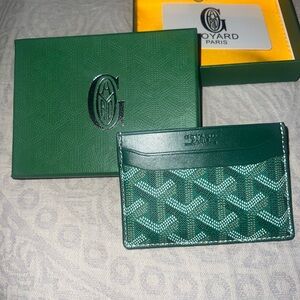Goyard Green Card Holder